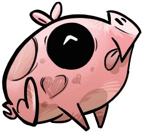 Hearts the Wacky Piggy