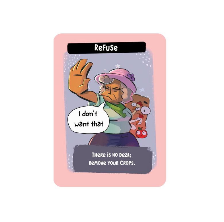 Wacky Farmer refusing from Frango Morango